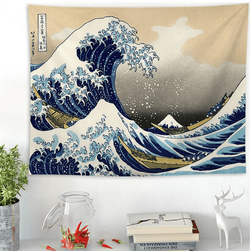 VibeCore The Great Wave Tapestry