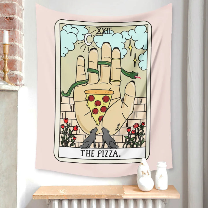 VibeCore The Pizza Tarot Tapestry