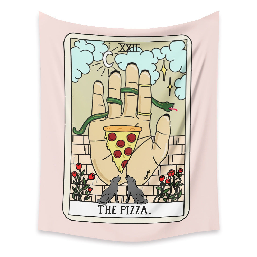 VibeCore The Pizza Tarot Tapestry Product View