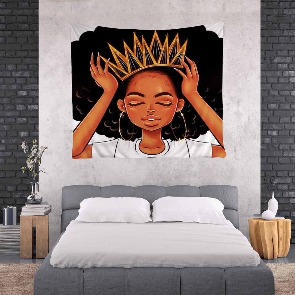VibeCore The Queen Tapestry Above Bed