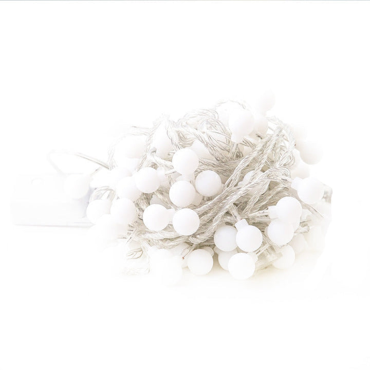 Unlit VibeCore tiny ball string lights, ready to illuminate your space with a cozy, soft glow.