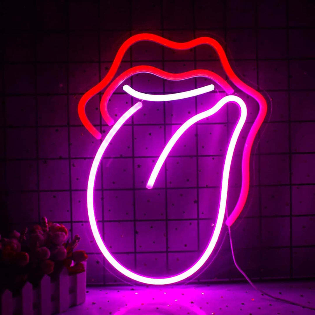VibeCore Tongue Out Neon Light