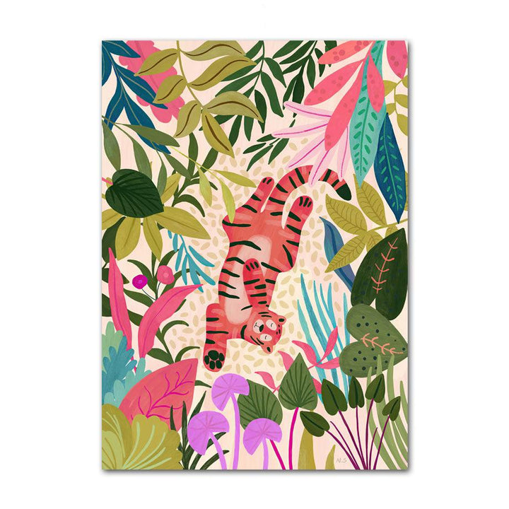 VibeCore Tropical Jungle Canvas Prints Option C: tiger in the jungle