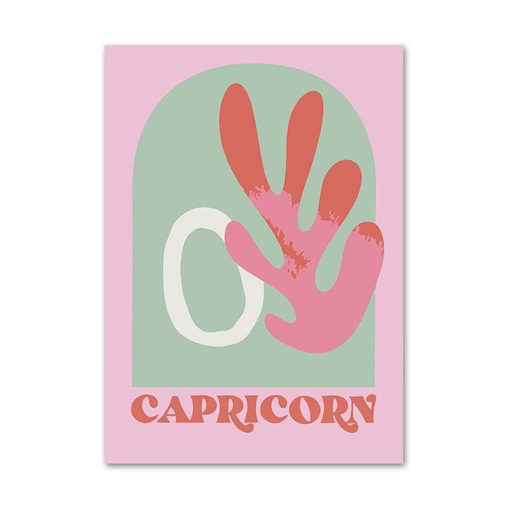 VibeCore Vibrant Zodiac Vibes Canvas Prints Capricorn