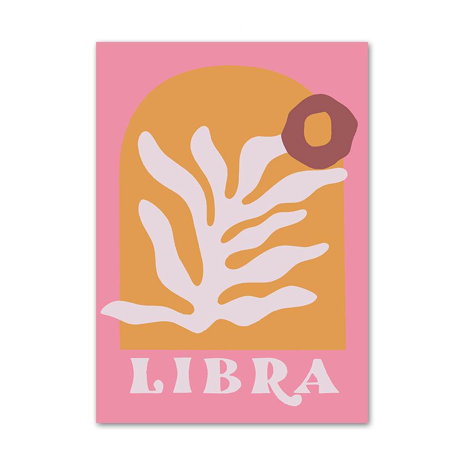 VibeCore Vibrant Zodiac Vibes Canvas Prints Libra