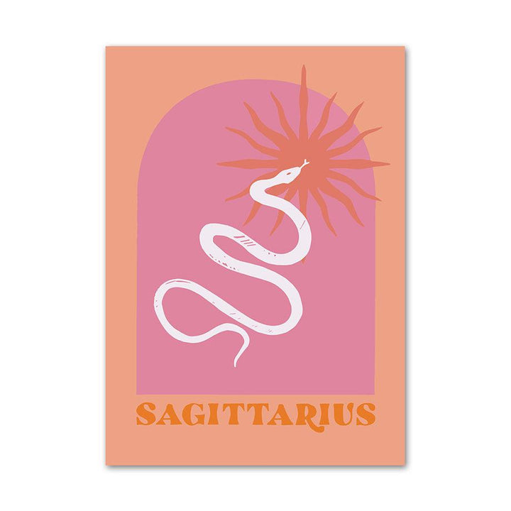 VibeCore Vibrant Zodiac Vibes Canvas Prints Sagittarius