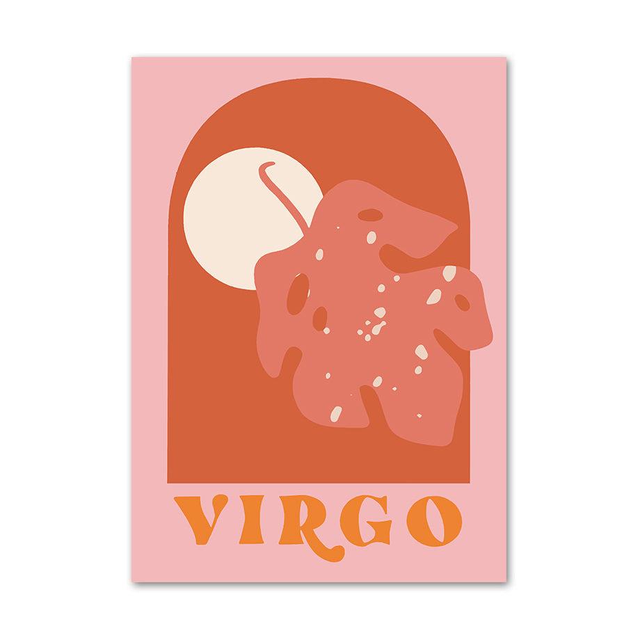 VibeCore Vibrant Zodiac Vibes Canvas Prints Virgo
