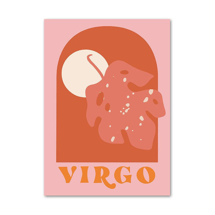 VibeCore Vibrant Zodiac Vibes Canvas Prints Virgo