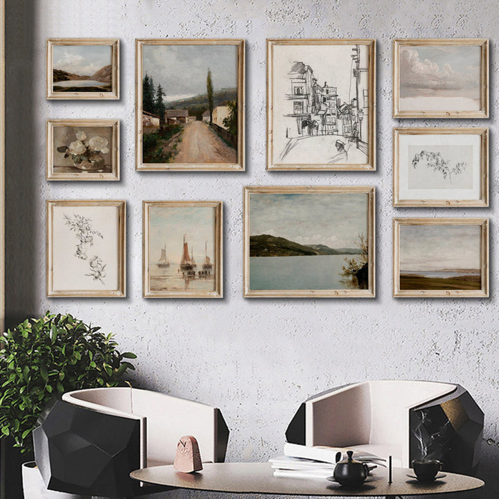 VibeCore Vintage European Canvas Prints