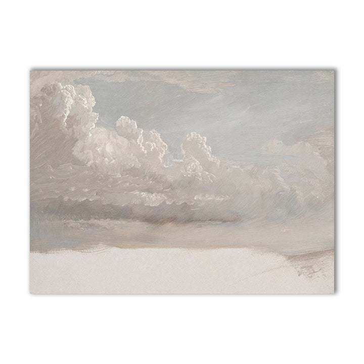 VibeCore Vintage European Canvas Prints Option J: Cloudy sky