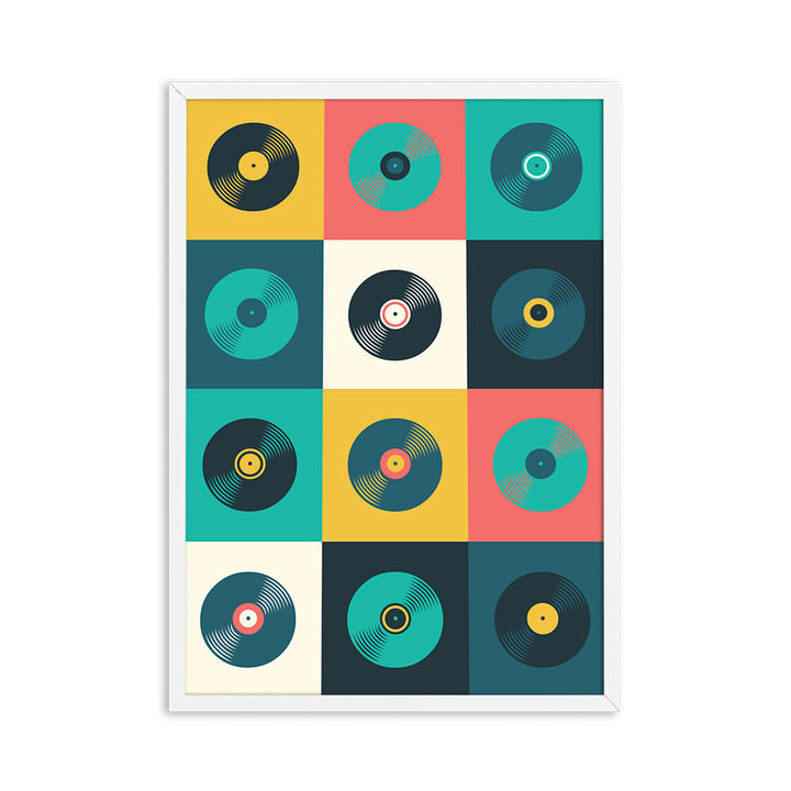 VibeCore Vinyl Canvas Print Product View