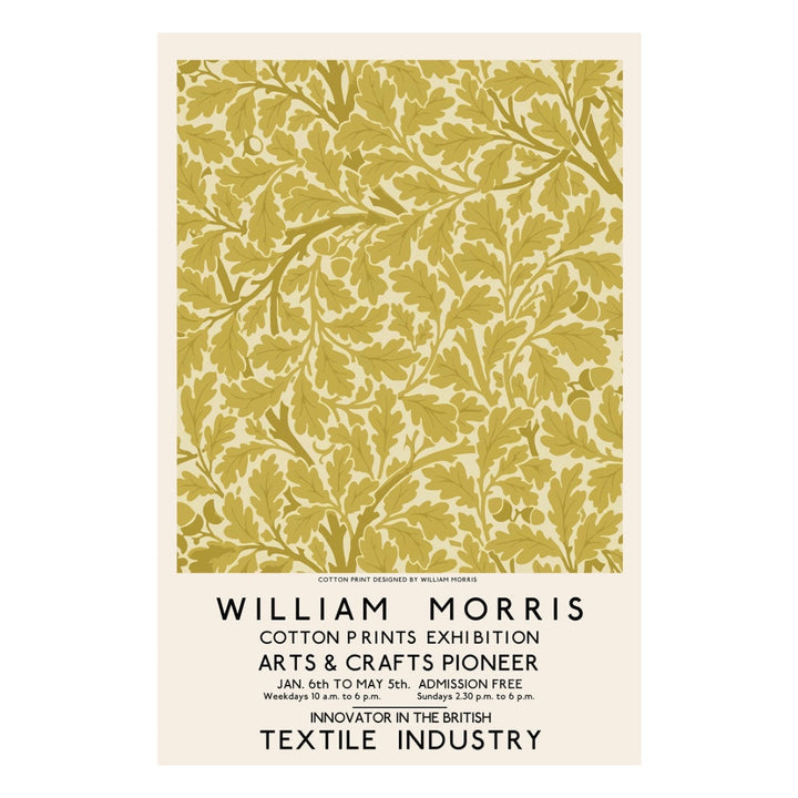 VibeCore William Morris Canvas Prints Option F: William Morris Arts & Crafts Pioneer Textile Industry