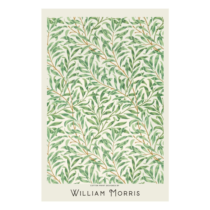 VibeCore William Morris Canvas Prints Option G: William Morris Green Leaves