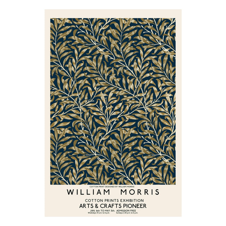 VibeCore William Morris Canvas Prints Option H: William Morris Arts & Crafts Pioneer