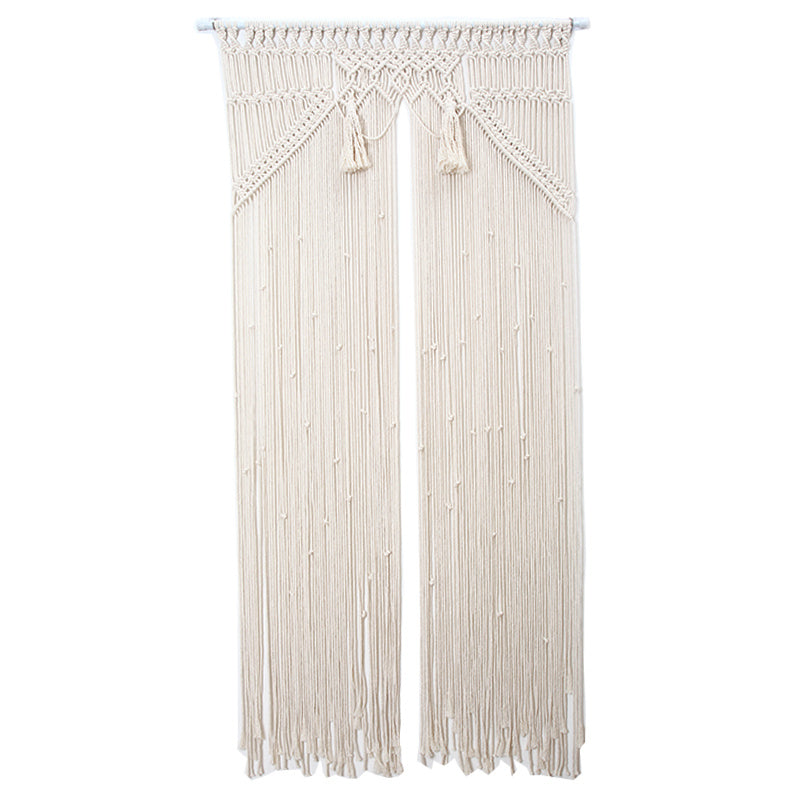VibeCore Zen Fringe Handmade Macrame Curtain Product View