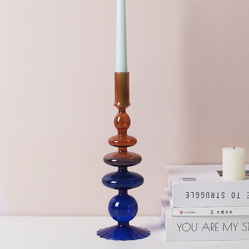 Gradient Retro Abstract Candle Holder