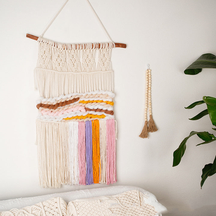 Handmade Rainbow Macrame