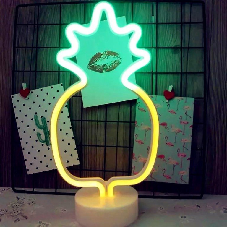 Pineapple Neon Table Light