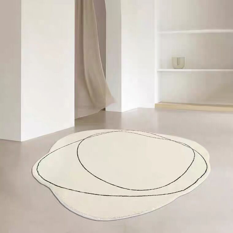 Abstract Squiggle Area Rug