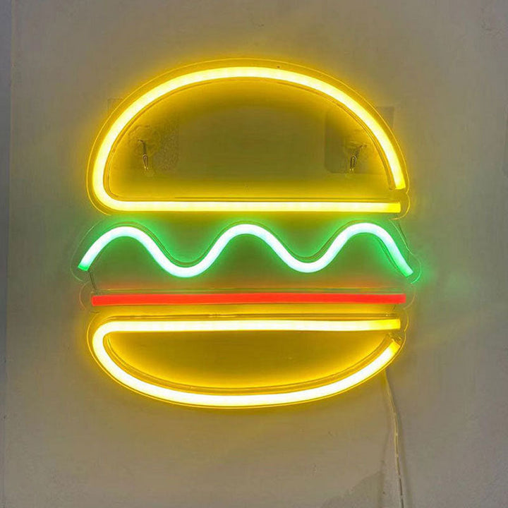 Hamburger Neon Light