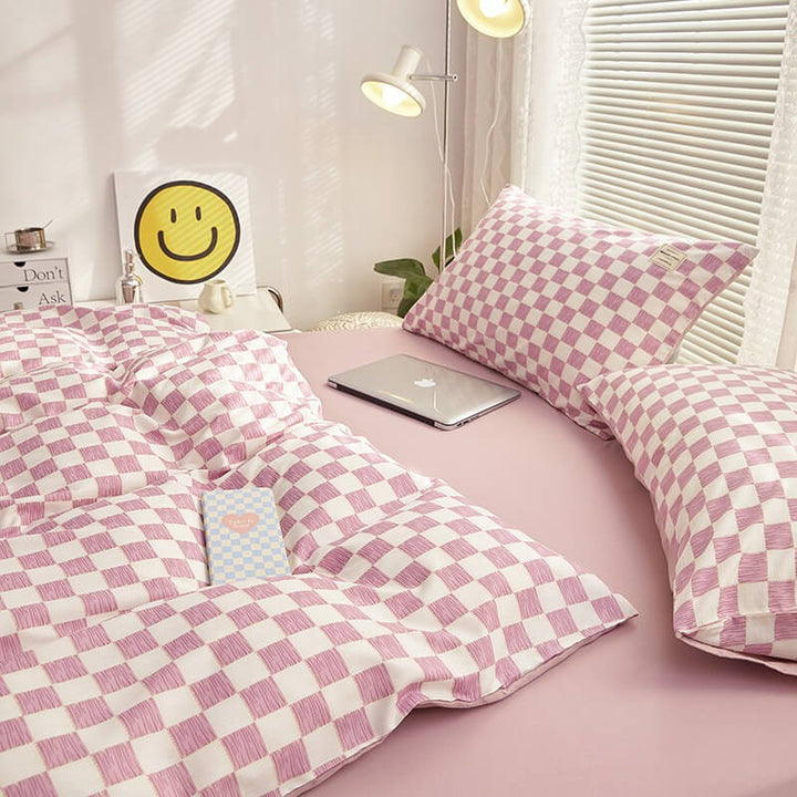 Mini Checkered Bedding Set