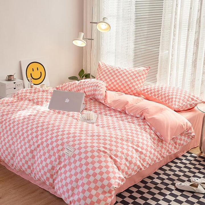 Mini Checkered Bedding Set