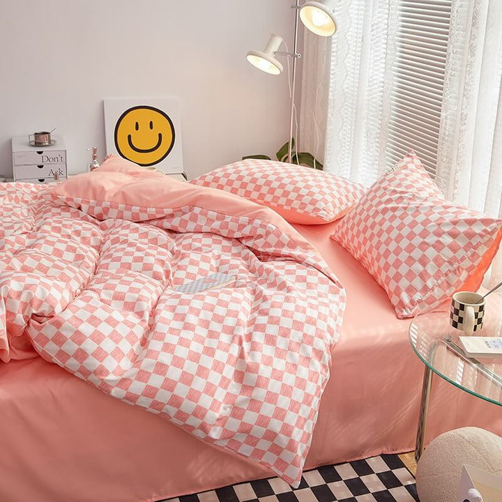 Mini Checkered Bedding Set