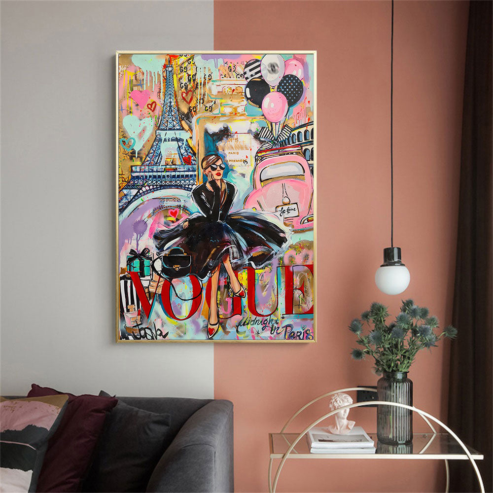 Audrey Hepburn Graffiti Canvas Posters