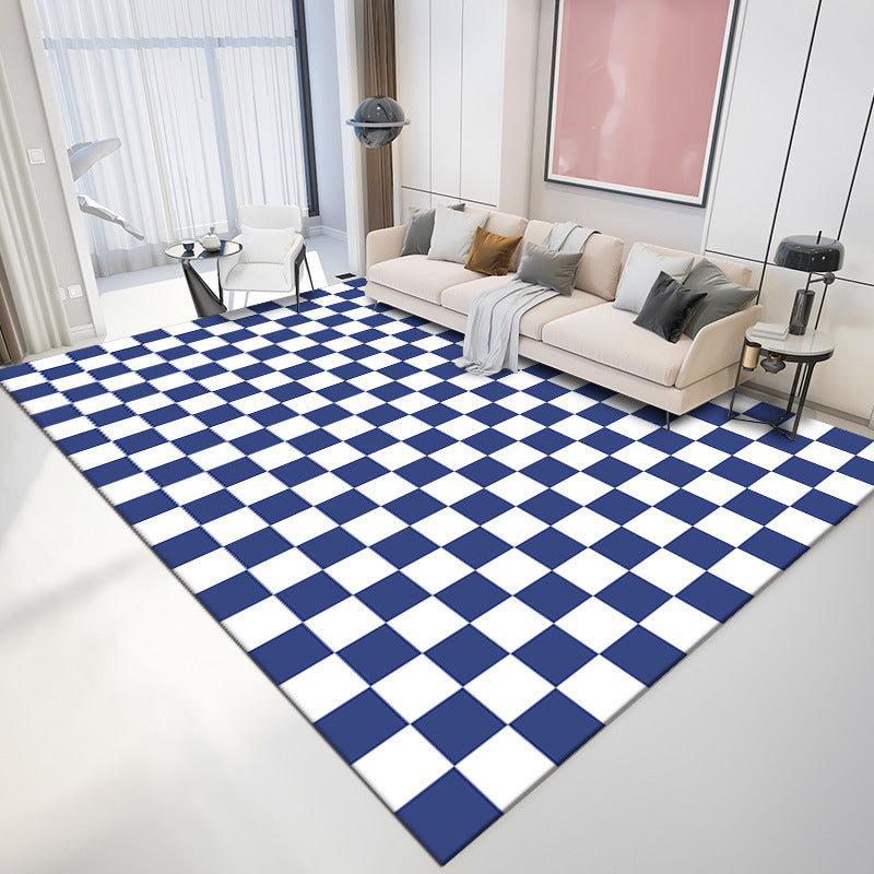 Checkerboard Area Rug (8 Color Options)