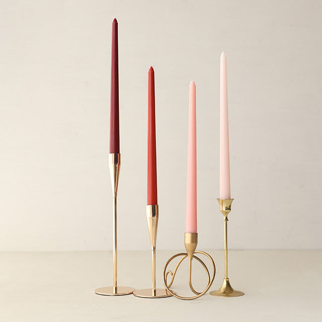 4-Pack Multicolored Long Candles