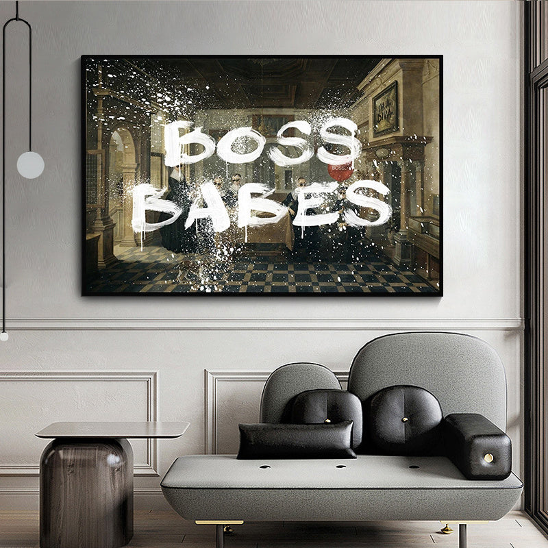 Boss Babes Canvas Poster