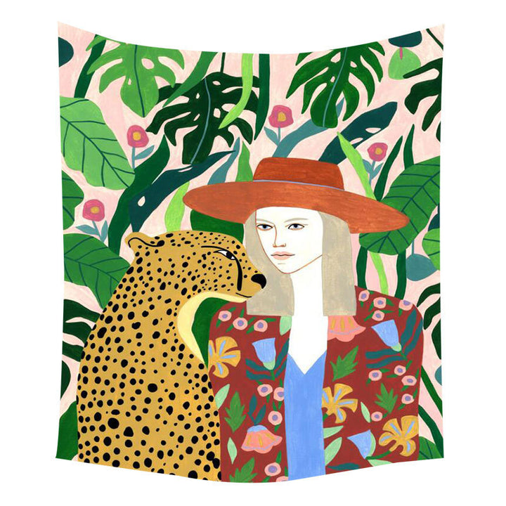 Cheetah Friend Tapestry