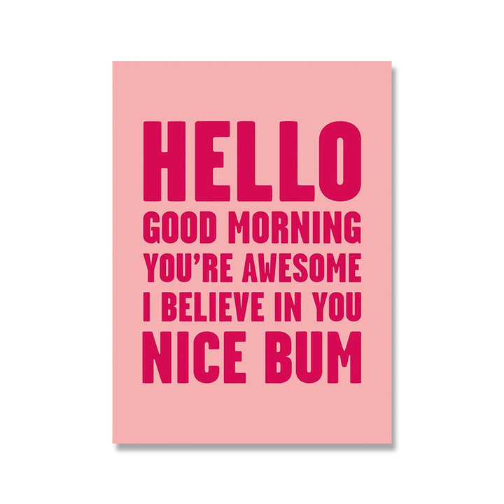 Pink Affirmations Canvas Posters