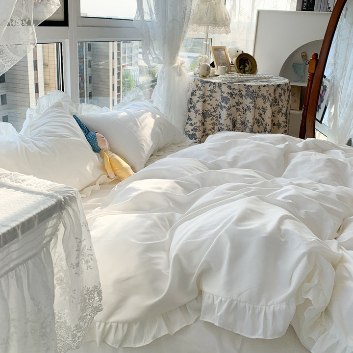 French Ruffles Bedding Set