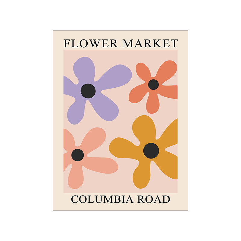 Simple Florals Flower Market Canvas Posters