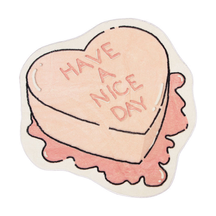 Have A Nice Day Sweetheart Candy Accent Rug