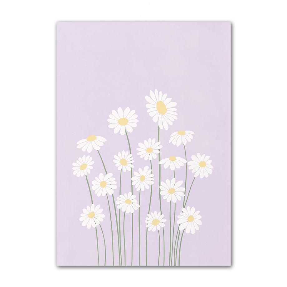 Pastel Flower Market Canvas Posters