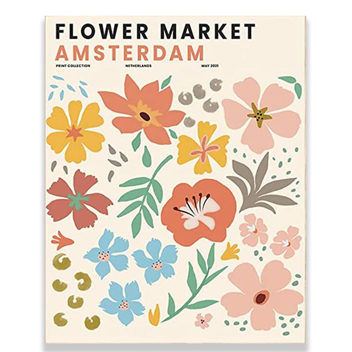 Blossom Flower Market Canvas Posters