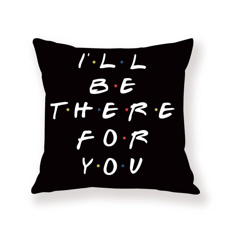 FRIENDS Quotes Throw Pillow Covers