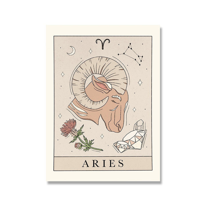 Horoscope Tarot Canvas Posters