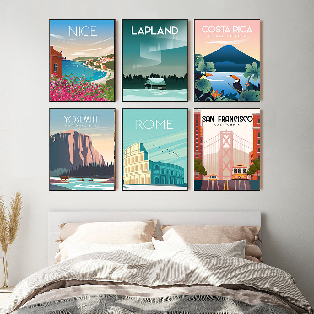 Adventure Travel Canvas Posters