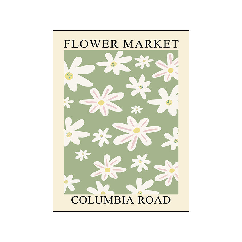 Simple Florals Flower Market Canvas Posters