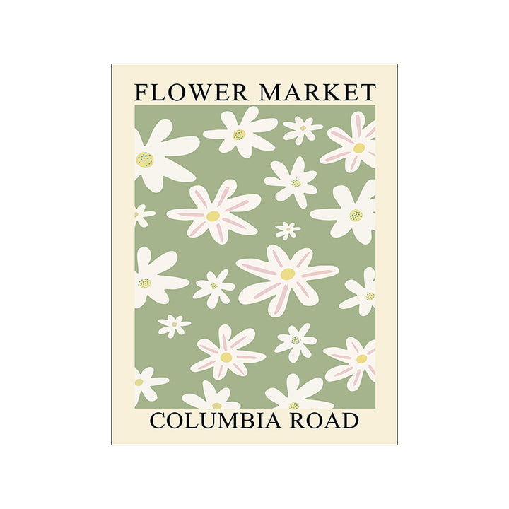 Simple Florals Flower Market Canvas Posters