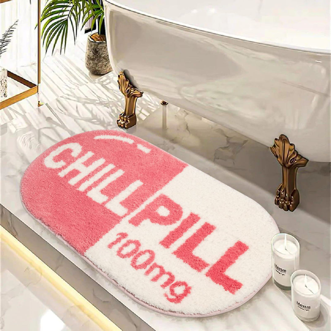 Pink Chill Pill Accent Rug