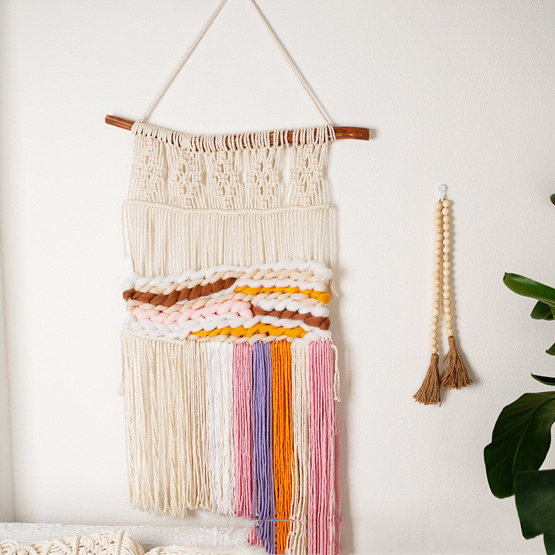 Handmade Rainbow Macrame