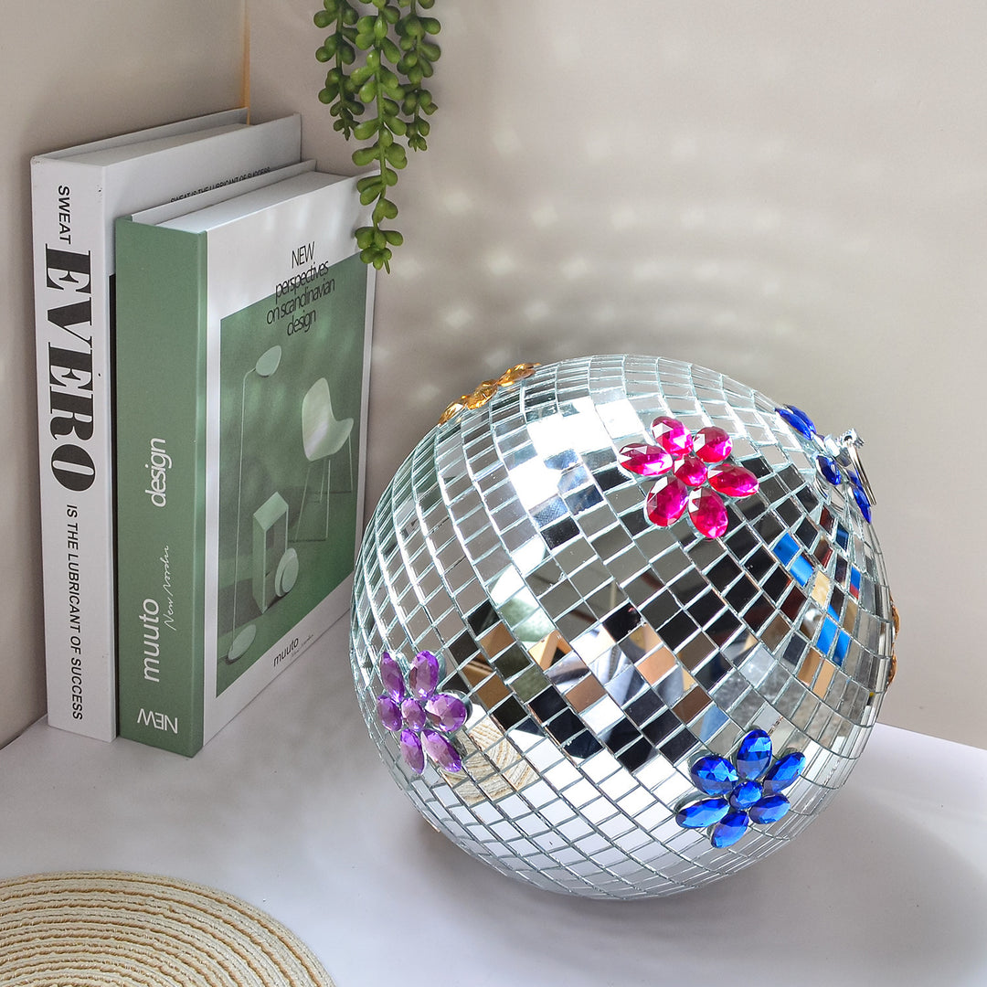 Floral Hanging Disco Ball