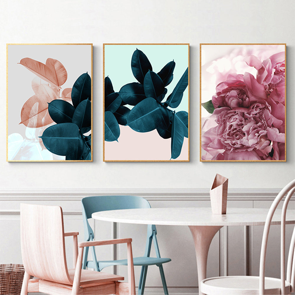 Digital Surreal Flower Canvas Posters