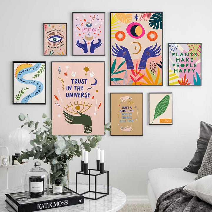 Boho Spiritual Canvas Posters