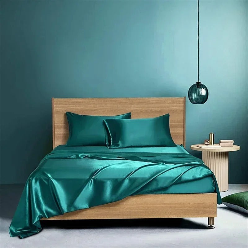 Sleek Satin Bedding Set