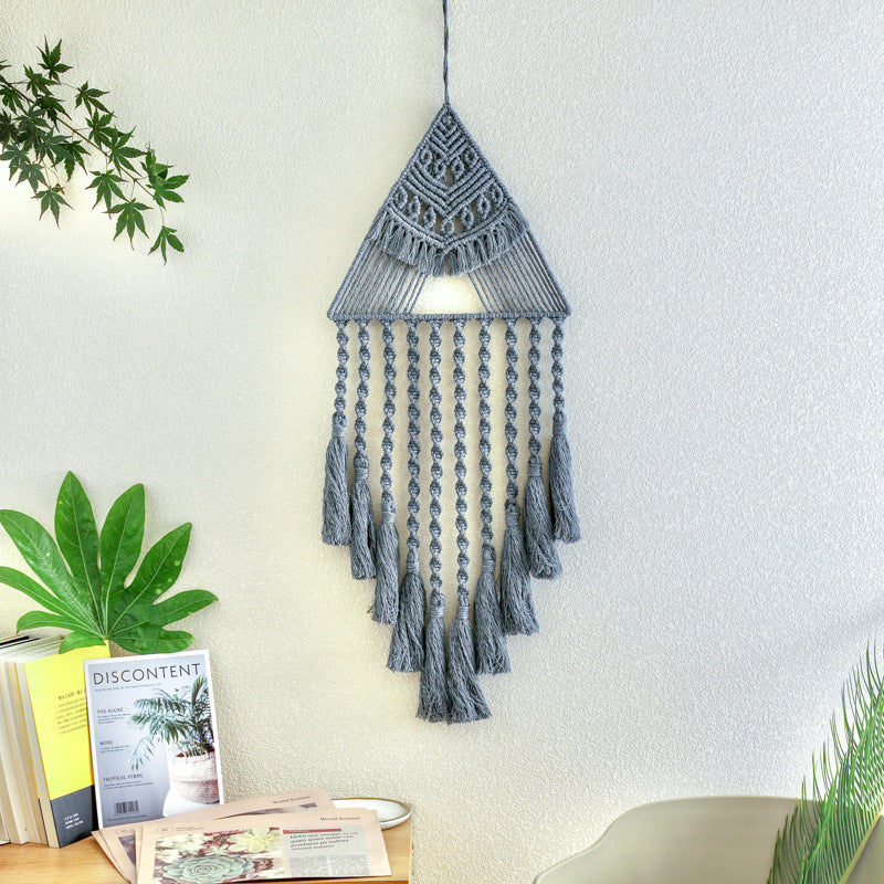 Handmade Triangle Macrame